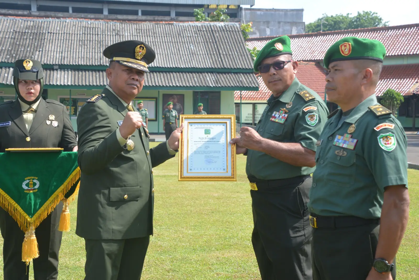Peringatan Hari Kesaktian Pancasila dan Upacara Kenaikan Pangkat: Refleksi, Penghargaan, dan Apresiasi Pengabdian di Jajaran Korem 064/Maulana Yusuf