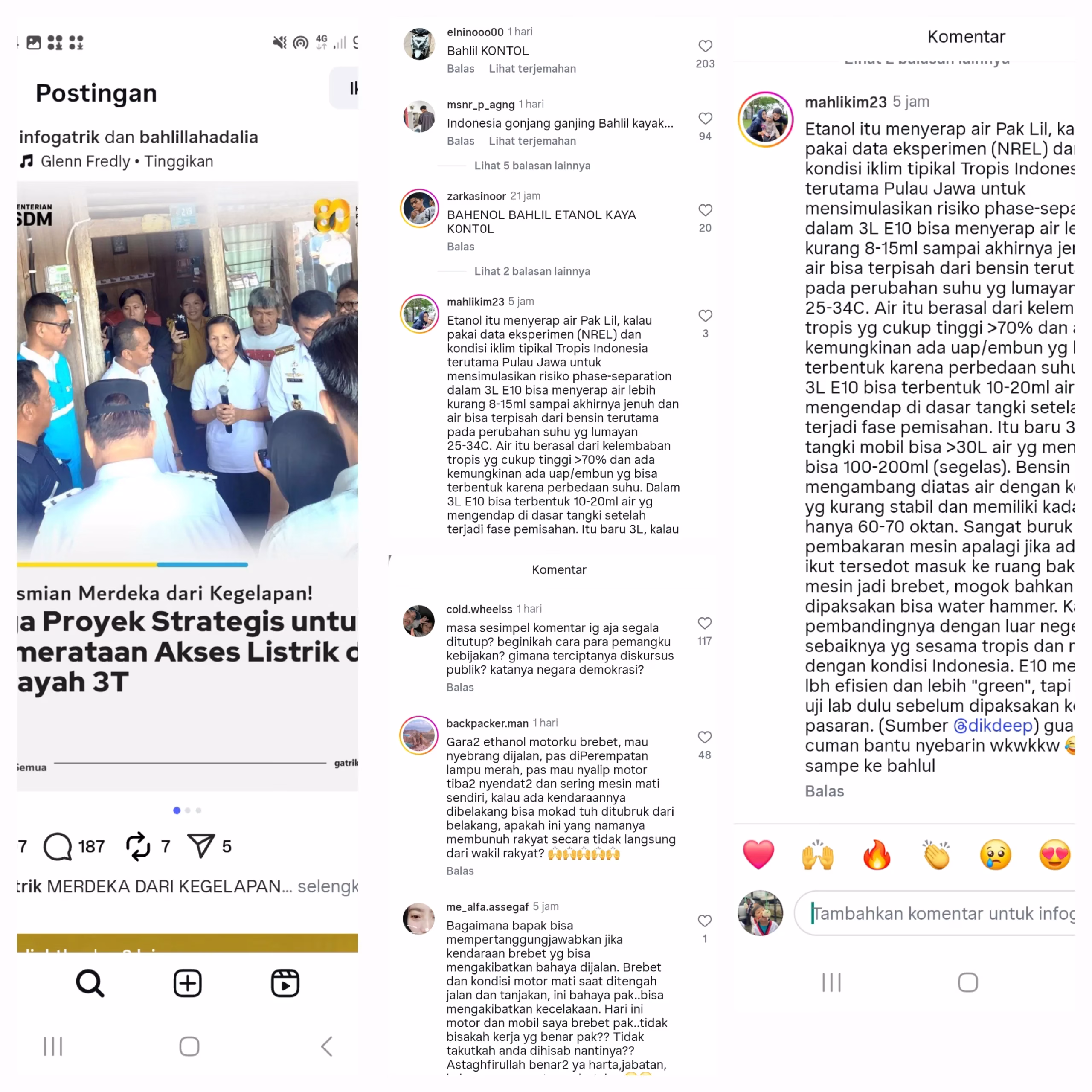 Pengamat Nilai Prabowo Takut Reshuffle Bahlil Karena Punya Kekuatan Politik di Parlemen, Netizen Serang Akun Instagram Bahlil Lahadalia