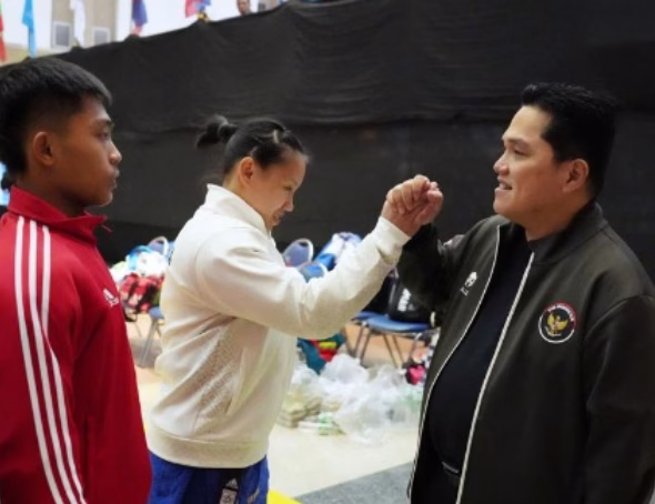 Menpora Sebarkan Semangat Olimpiade di Lapangan SEA Games 2025 Thailand