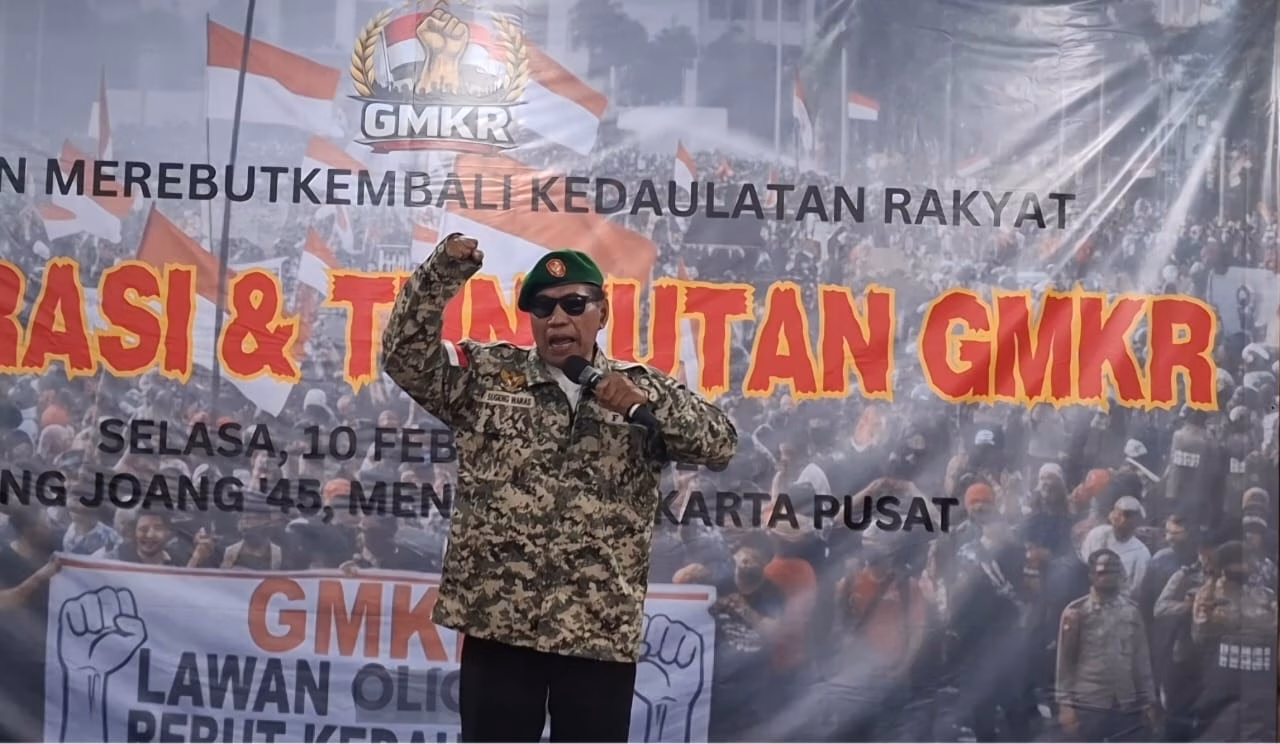 Ketum FPPI Sugeng Waras Orasi Keras di Deklarasi GMKR: Singgung Jokowi hingga Desak Copot Gibran