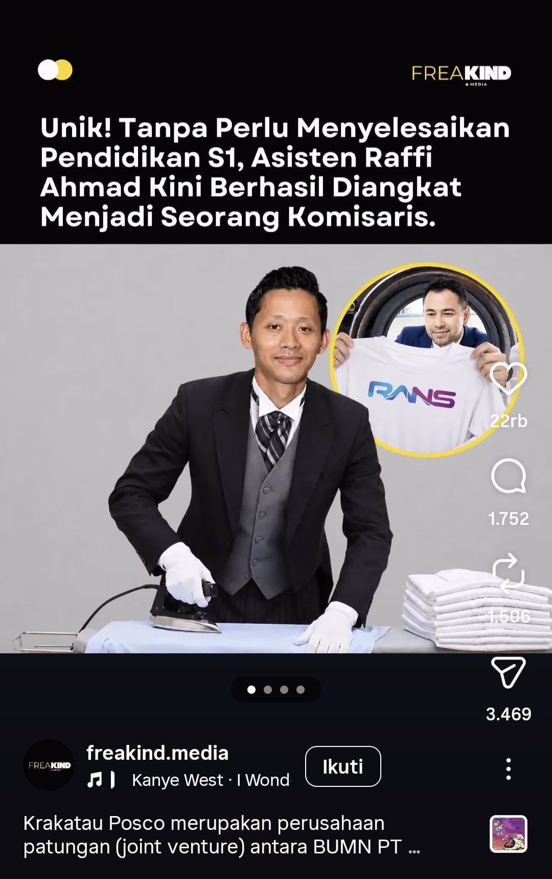 Raffi Ahmad Dirujak Warganet, Keluarga hingga Asisten Disebut Duduki Jabatan Strategis di BUMN